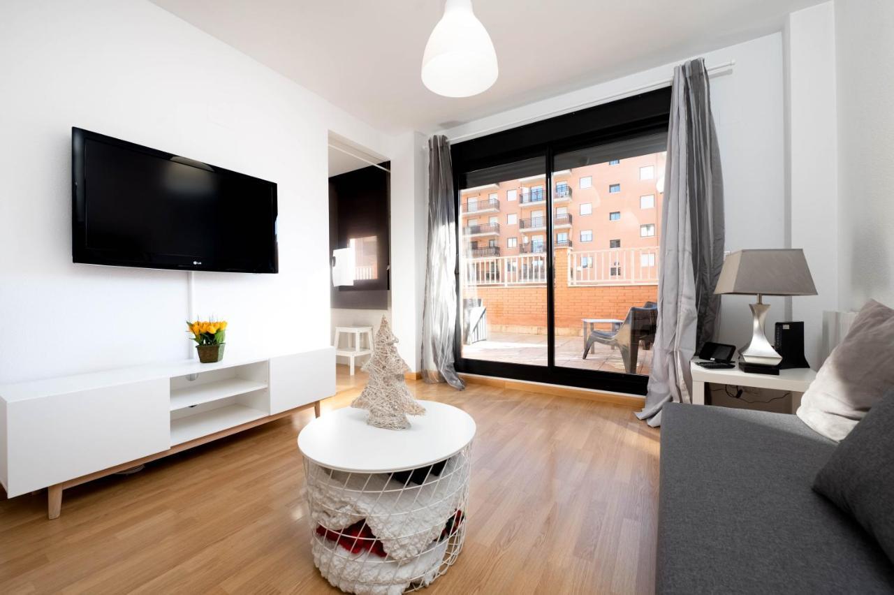 Apartamento en Sabiñánigo con amplia y soleada terraza Exterior foto